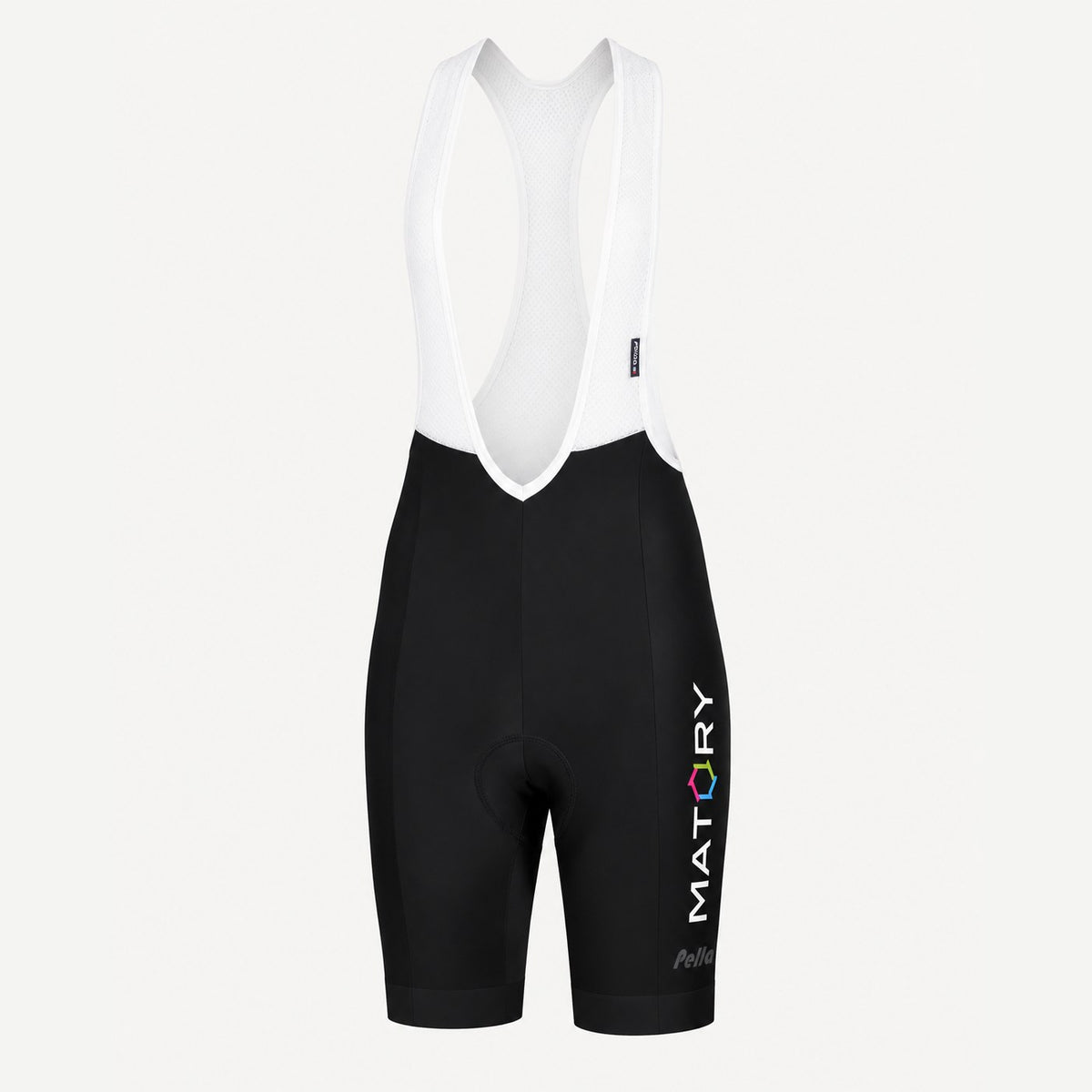 MATORY Cycling Bib Short Schwarz – Frontansicht