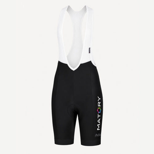 MATORY Cycling Bib Short Schwarz – Frontansicht