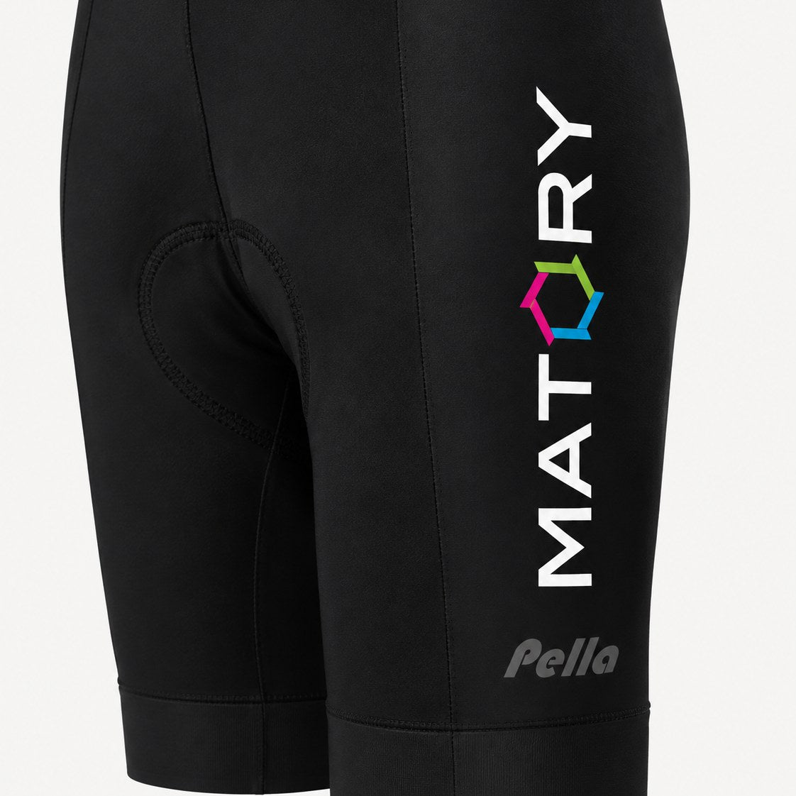 MATORY Cycling Bib Short Schwarz – Detail