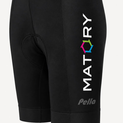 MATORY Cycling Bib Short Schwarz – Detail