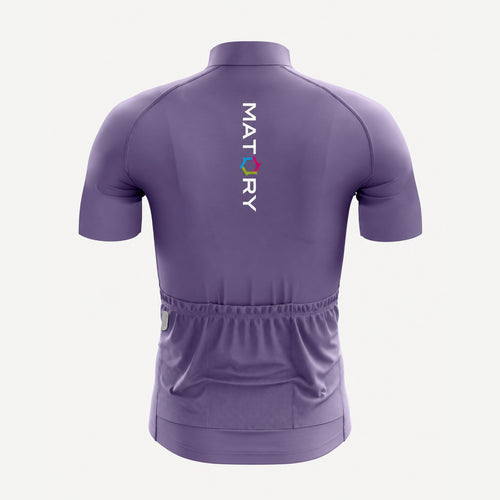 MATORY Fahrradtrikot Lavender – Rückansicht