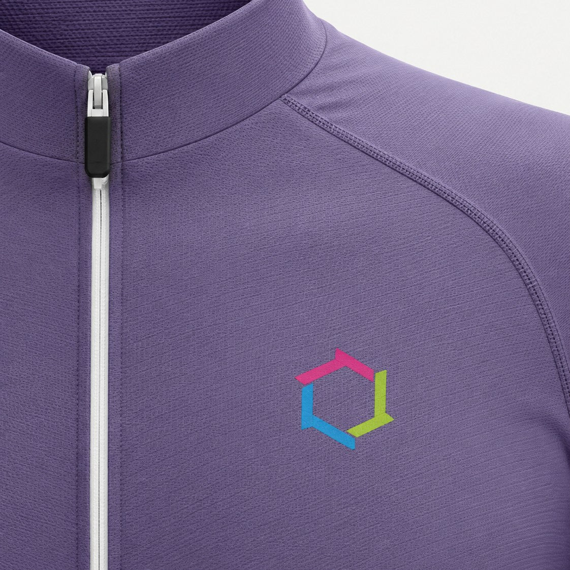 MATORY Fahrradtrikot Lavender – Detail