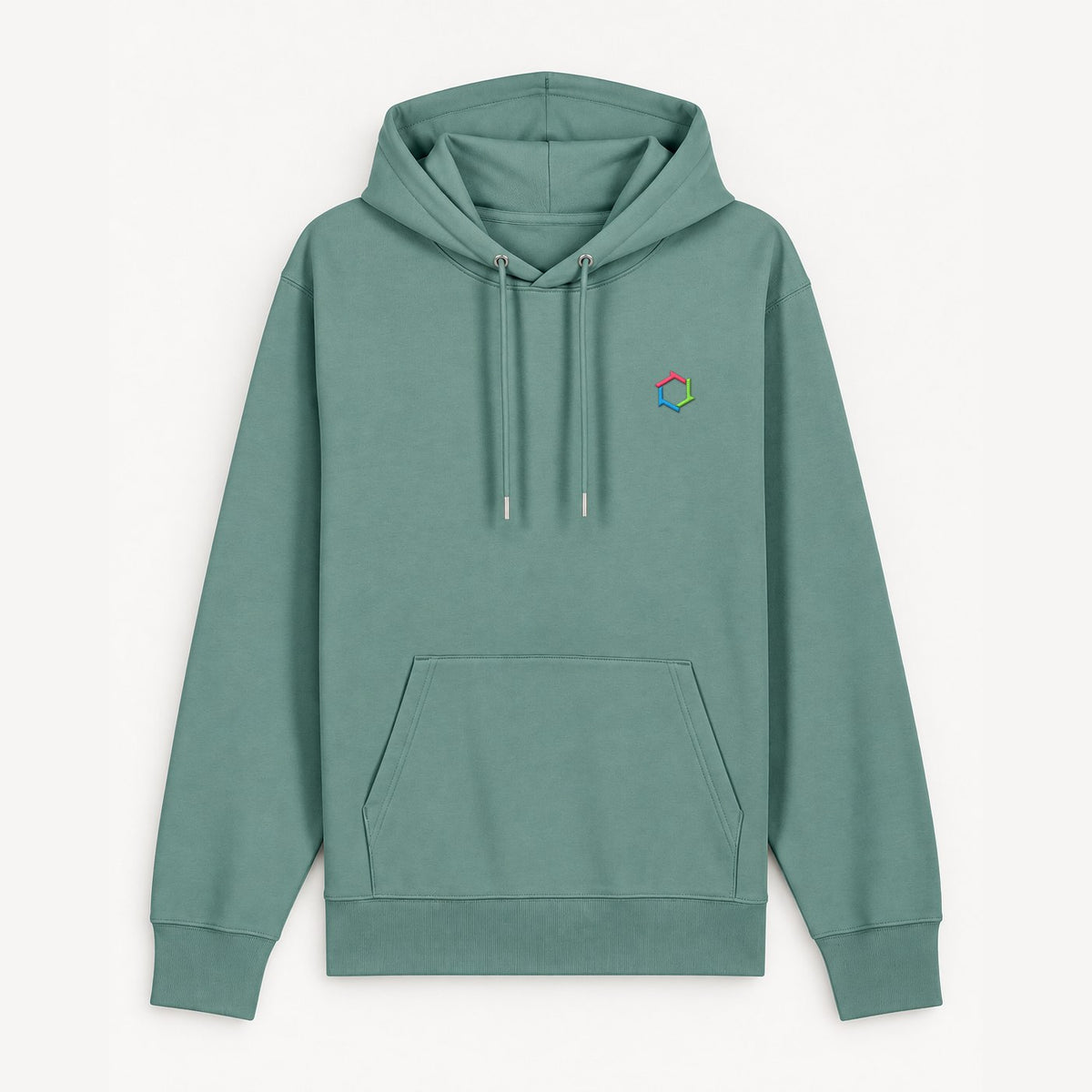 MATORY Hoodie-Sweatshirt Green Bay – Frontansicht
