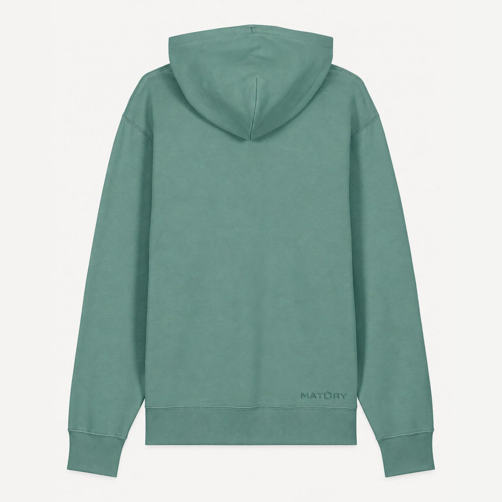 MATORY Hoodie-Sweatshirt Green Bay – Rückansicht
