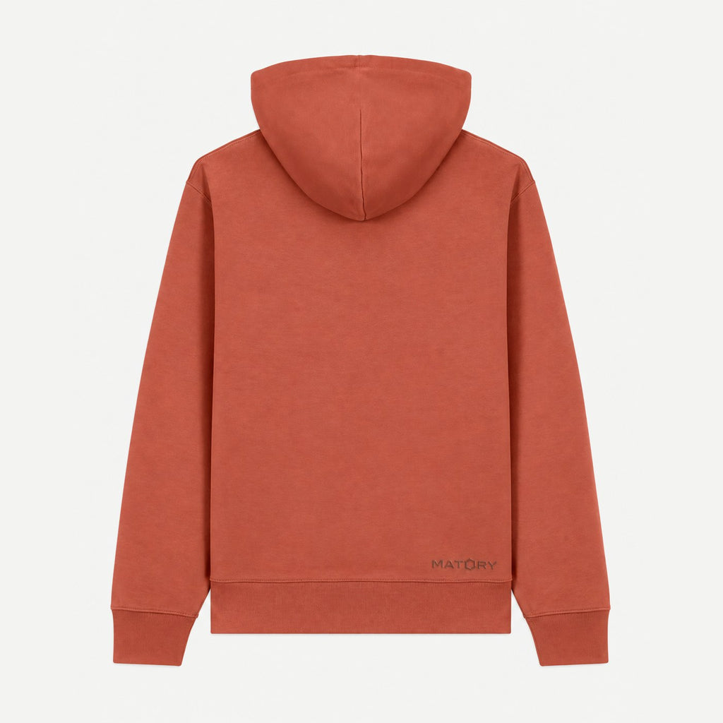 MATORY Hoodie-Sweatshirt Heritage Brown – Rückansicht