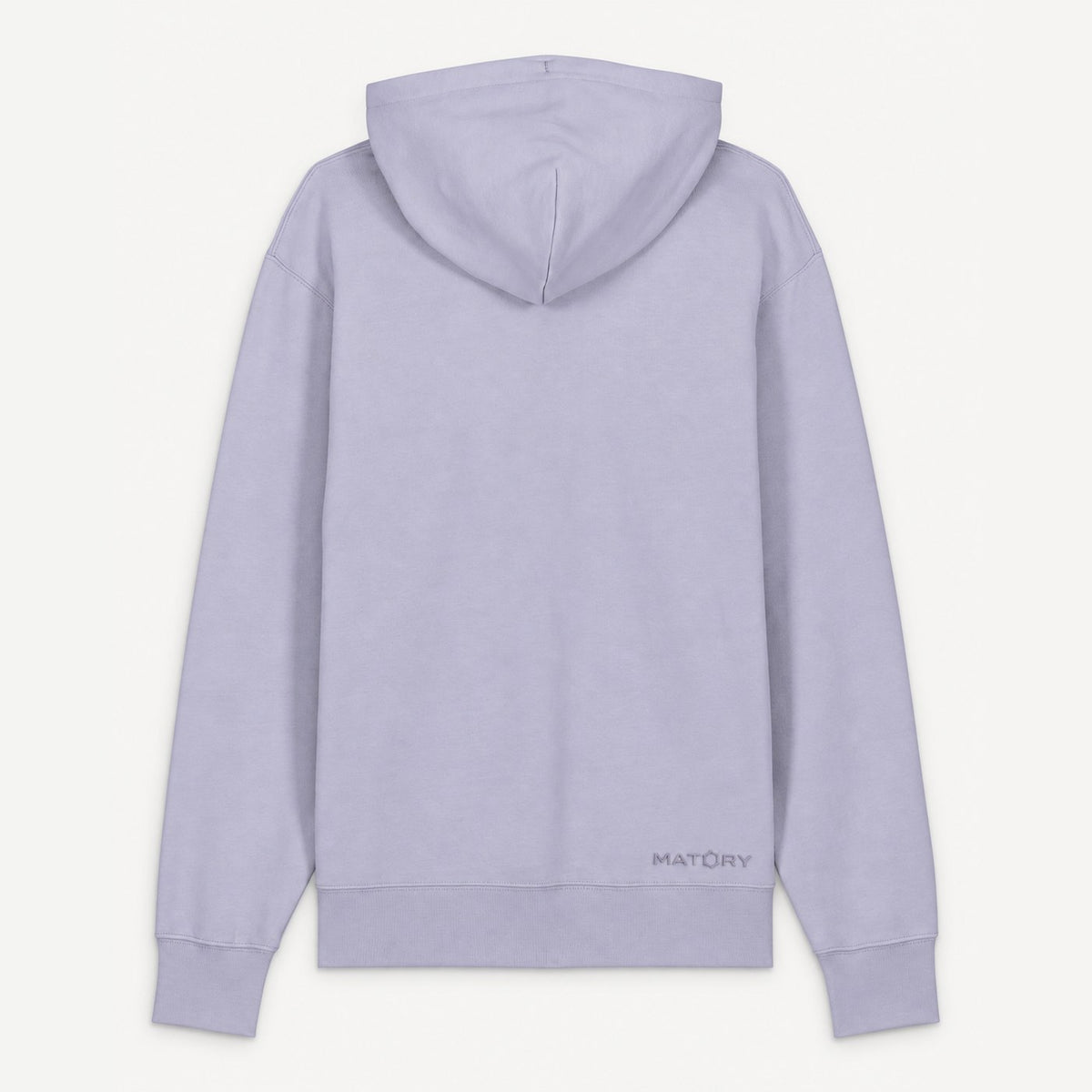 MATORY Hoodie-Sweatshirt Lavender – Rückansicht