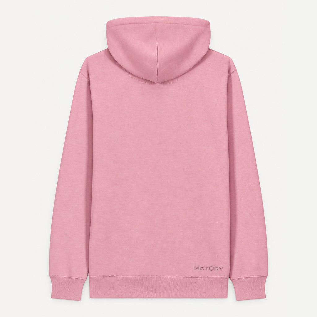 MATORY Hoodie-Sweatshirt Lilac – Rückansicht