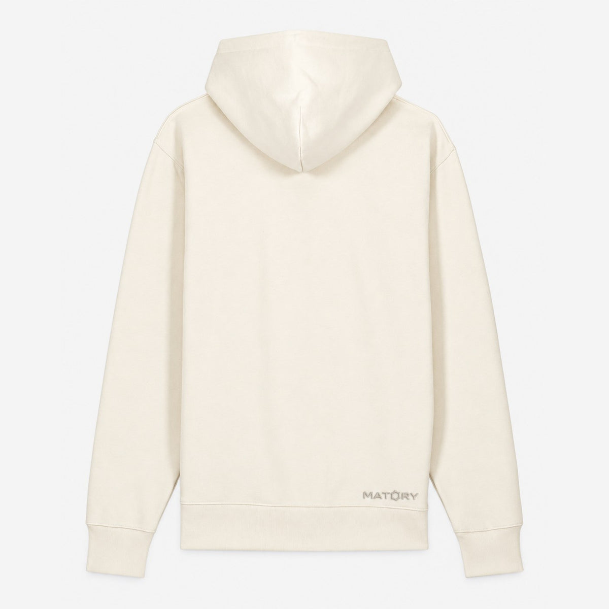 MATORY Hoodie-Sweatshirt Natural Raw – Rückansicht