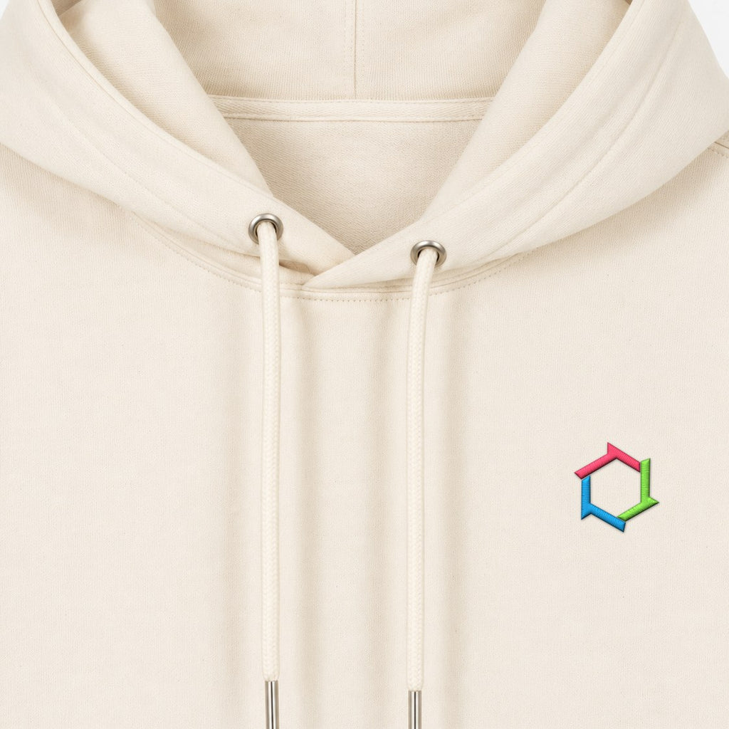 MATORY Hoodie-Sweatshirt Natural Raw – Detail