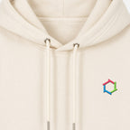 MATORY Hoodie-Sweatshirt Natural Raw – Detail