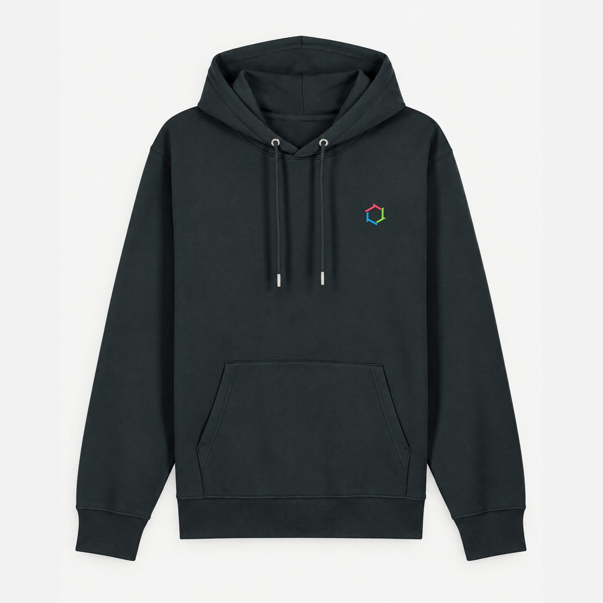 MATORY Hoodie-Sweatshirt Schwarz – Frontansicht