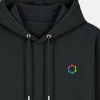 MATORY Hoodie-Sweatshirt Schwarz – Detail