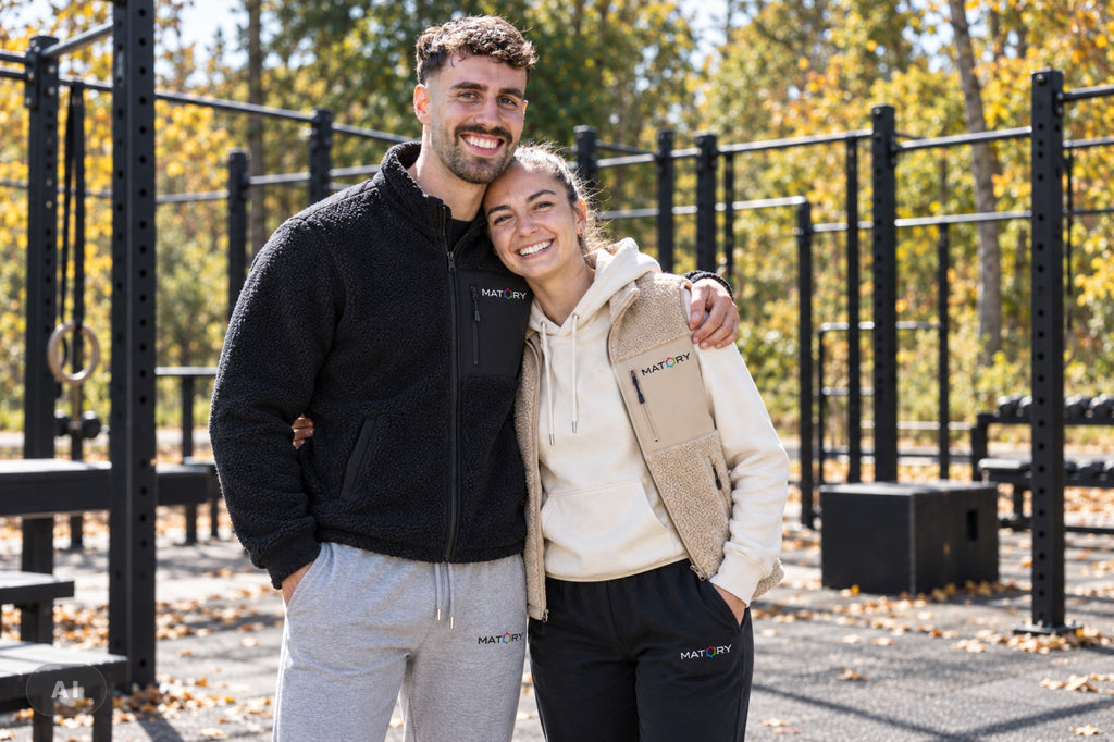 MATORY Sweatpants – Model (KI-bearbeitetes Bild)