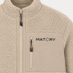 MATORY Sherpa Jacke Desert Dust – Detail