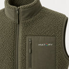 MATORY Sherpa Weste Khaki – Detail