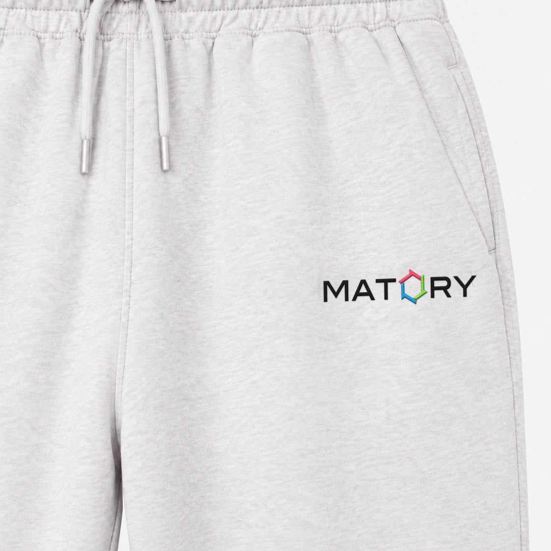 MATORY Sweatpants Cool Heather Grey – Detail