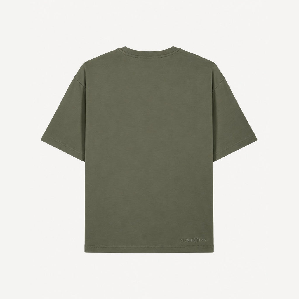 MATORY T-Shirt Khaki – Rückansicht