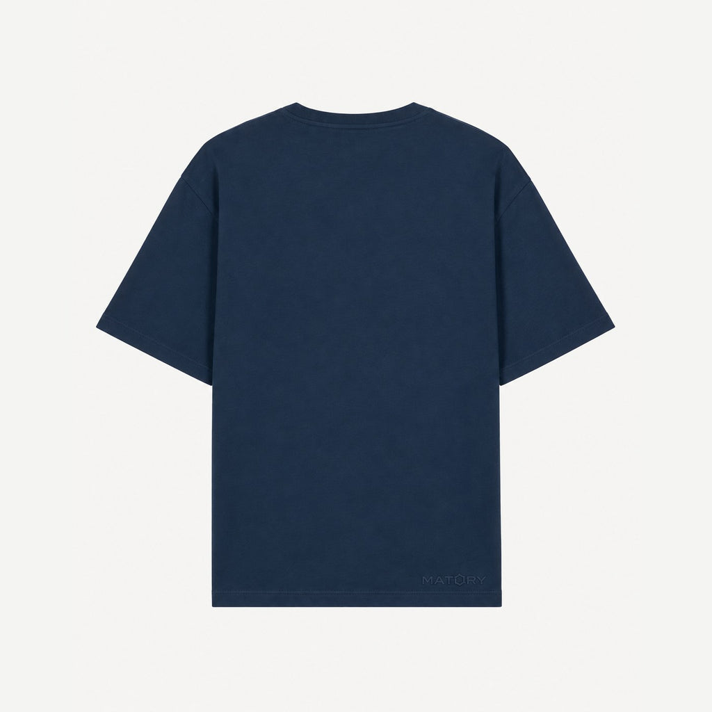 MATORY T-Shirt Navy – Rückansicht
