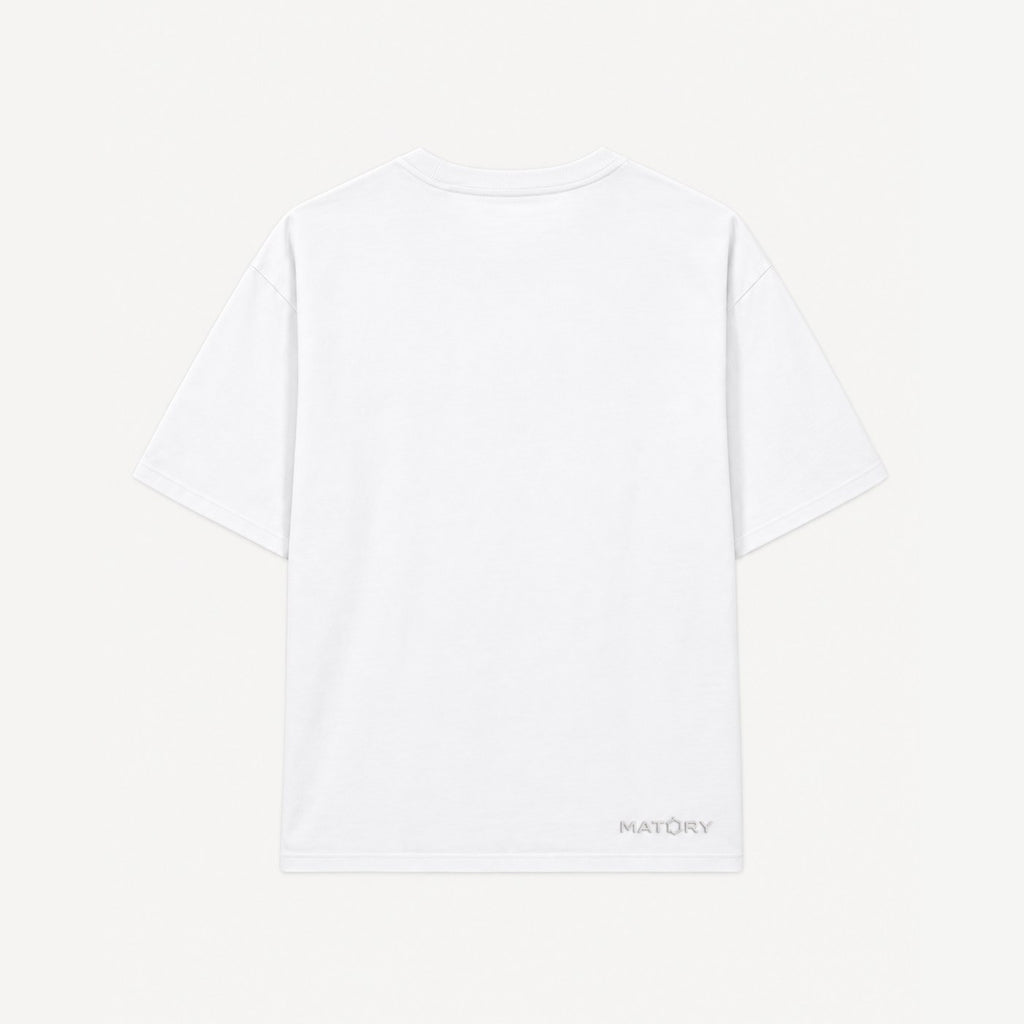 MATORY T-Shirt Weiß – Rückansicht