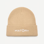 MATORY Wind Beanie Beige – Frontansicht