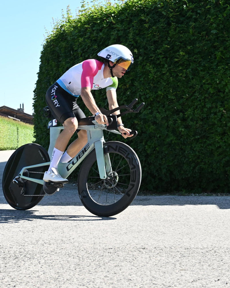 Louis im MATORY Triathlon-Kit bei der Samorin Championship