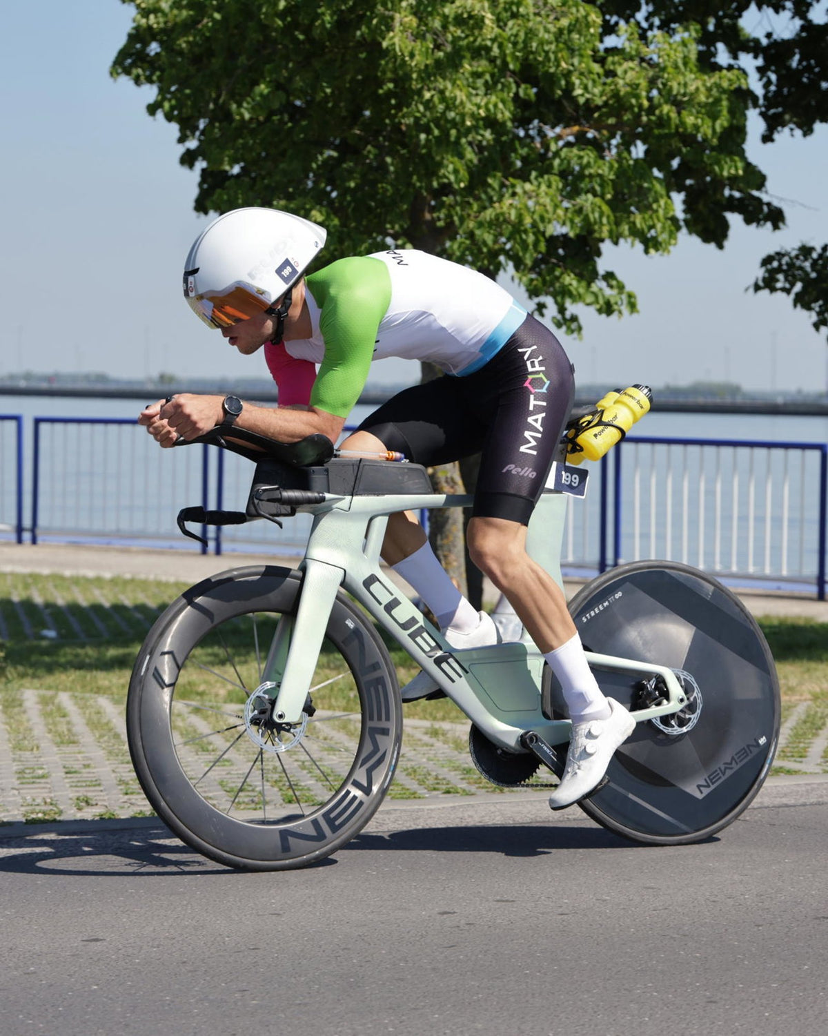 Louis im MATORY Triathlon-Kit bei der Samorin Championship