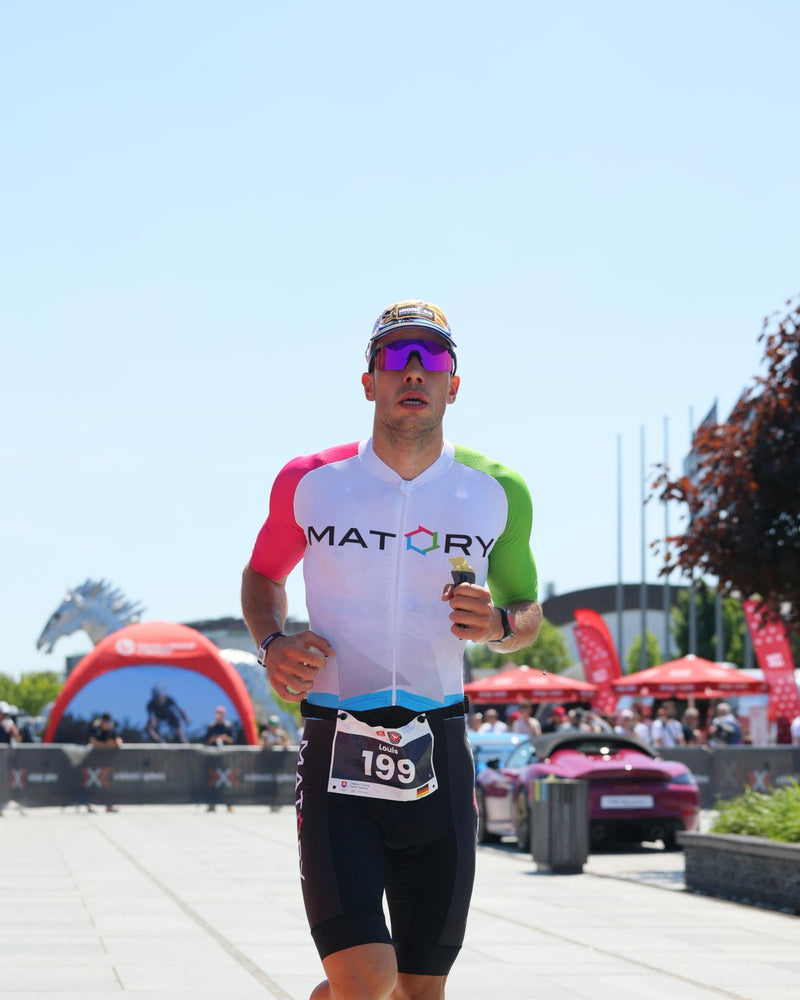 Louis im MATORY Triathlon-Kit bei der Samorin Championship