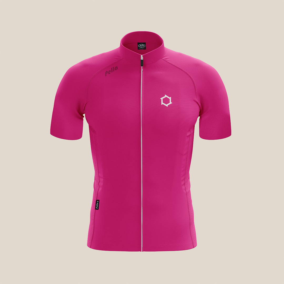 Fahrradtrikot Damen Pink